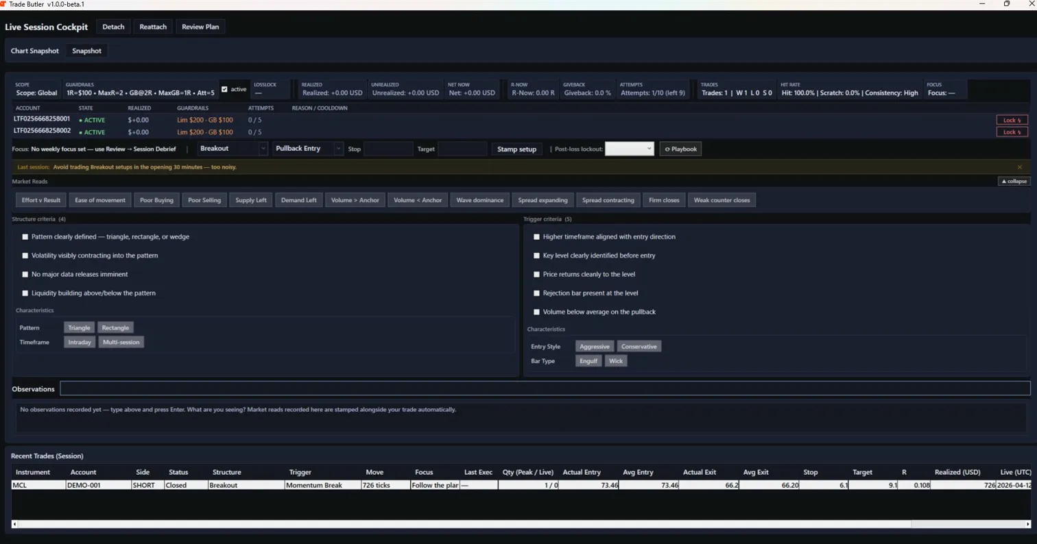Live Session Cockpit